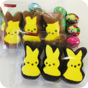 Chocolate Dipped Marshmallow Peeps, 3 pack 