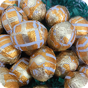 Milk Chocolate Caramel Filled Eggs, 8 oz.