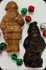 Solid Chocolate Santa